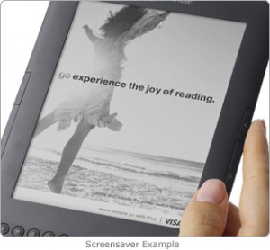 Salvapantallas Kindle with Special Offers con anuncio